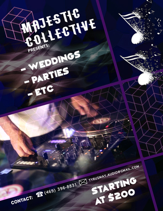 Majestic Collective Flyer